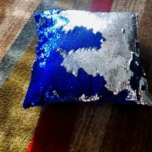 4 sequin throw pillow